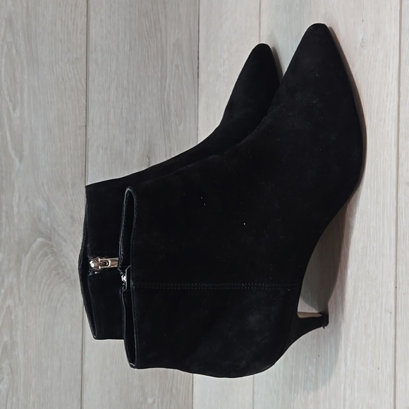 Sam Edelman Women Kinzey Black Suede Ankle Boots Shoes Sz 8.5M - Picture 2 of 14